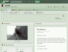 Tablet Screenshot of cycoelf.deviantart.com
