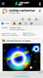 Mobile Screenshot of clotilda-warhammer.deviantart.com