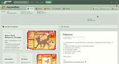 Desktop Screenshot of charizardflare.deviantart.com