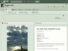 Tablet Screenshot of dragon-chan.deviantart.com