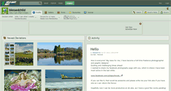 Desktop Screenshot of blessedchild.deviantart.com