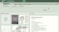 Desktop Screenshot of kayleeh1994.deviantart.com