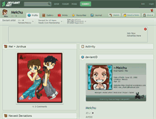Tablet Screenshot of meichu.deviantart.com