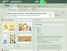 Tablet Screenshot of aki-art.deviantart.com
