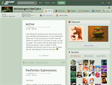 Tablet Screenshot of michelangelo-fanclub.deviantart.com