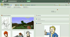 Desktop Screenshot of negimaru.deviantart.com