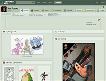Tablet Screenshot of kuritarou.deviantart.com