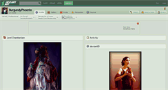 Desktop Screenshot of burgundyphoenix.deviantart.com