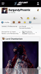 Mobile Screenshot of burgundyphoenix.deviantart.com