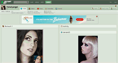 Desktop Screenshot of 1lonelyangel.deviantart.com