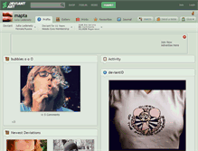 Tablet Screenshot of mapta.deviantart.com
