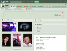Tablet Screenshot of disnej.deviantart.com