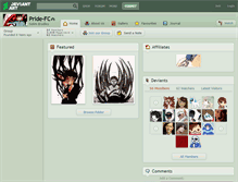 Tablet Screenshot of pride-fc.deviantart.com