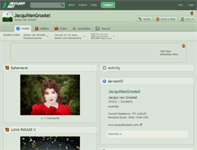 Tablet Screenshot of jacquivangrootel.deviantart.com