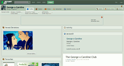 Desktop Screenshot of george-x-caroline.deviantart.com