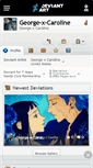 Mobile Screenshot of george-x-caroline.deviantart.com