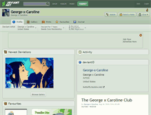 Tablet Screenshot of george-x-caroline.deviantart.com