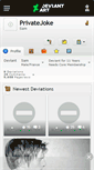 Mobile Screenshot of privatejoke.deviantart.com