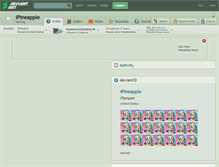 Tablet Screenshot of ipineapple.deviantart.com