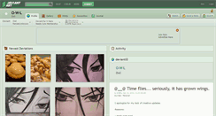 Desktop Screenshot of o-w-l.deviantart.com