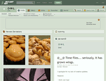 Tablet Screenshot of o-w-l.deviantart.com