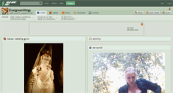 Desktop Screenshot of evergreenwings.deviantart.com