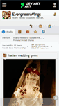 Mobile Screenshot of evergreenwings.deviantart.com
