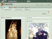 Tablet Screenshot of evergreenwings.deviantart.com