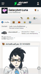 Mobile Screenshot of galaxybot-luna.deviantart.com