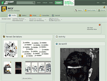 Tablet Screenshot of mrlv.deviantart.com