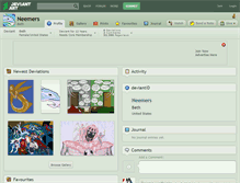Tablet Screenshot of neemers.deviantart.com