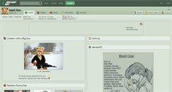 Desktop Screenshot of basil-lion.deviantart.com