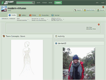 Tablet Screenshot of modern-virtuoso.deviantart.com