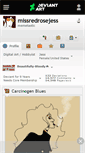 Mobile Screenshot of missredrosejess.deviantart.com