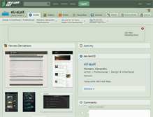 Tablet Screenshot of eu-alex.deviantart.com