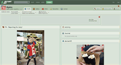 Desktop Screenshot of myoru.deviantart.com