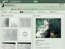 Tablet Screenshot of madgardens.deviantart.com