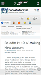 Mobile Screenshot of hannahxforever.deviantart.com