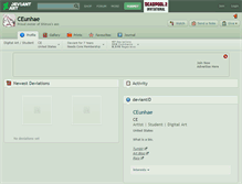 Tablet Screenshot of ceunhae.deviantart.com
