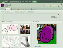 Tablet Screenshot of davince21.deviantart.com