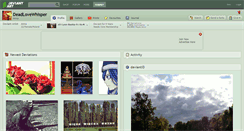 Desktop Screenshot of deadlovewhisper.deviantart.com