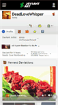 Mobile Screenshot of deadlovewhisper.deviantart.com