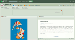 Desktop Screenshot of chubby-cow.deviantart.com