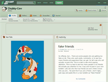 Tablet Screenshot of chubby-cow.deviantart.com