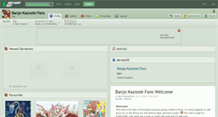 Desktop Screenshot of banjo-kazooie-fans.deviantart.com