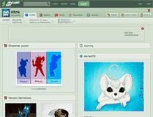Tablet Screenshot of hitrik.deviantart.com