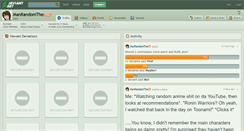 Desktop Screenshot of manrandomthe.deviantart.com
