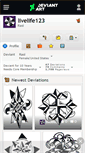 Mobile Screenshot of livelife123.deviantart.com