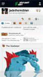 Mobile Screenshot of jadethemobian.deviantart.com