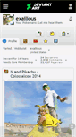 Mobile Screenshot of exailious.deviantart.com